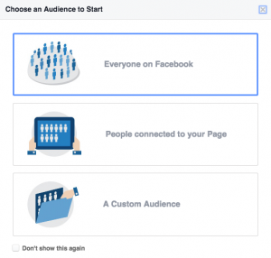 Facebook Insight auditoriya seçimi